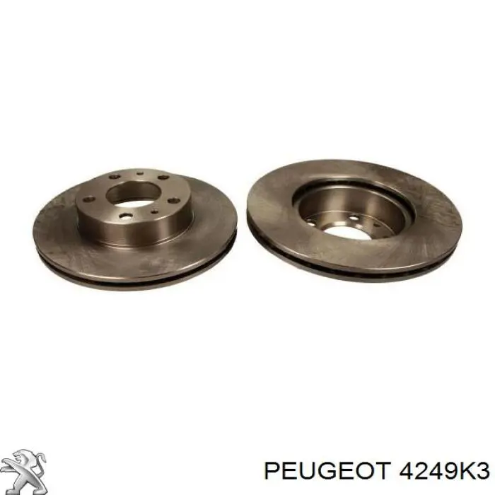Do koszyka 4249K3 Peugeot/Citroen Tarcza hamulcowa przednia