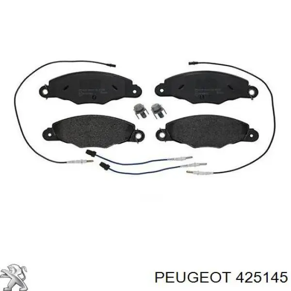 425145 Peugeot/Citroen Klocki hamulcowe przednie tarczowe