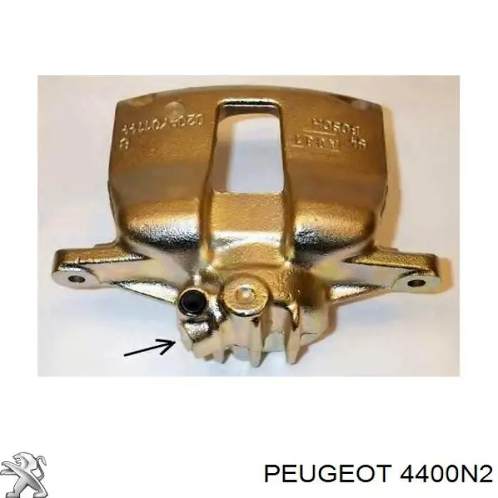 Zacisk hamulcowy przedni lewy Peugeot/Citroen 4400N2 cena, od 51,67 USD