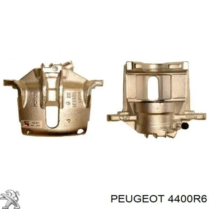 4400R6 Peugeot/Citroen zacisk hamulcowy przedni lewy