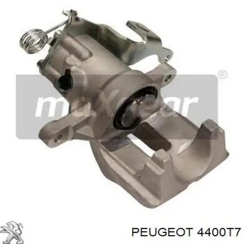 Do koszyka 4400T7 Peugeot/Citroen Zacisk hamulcowy tylny lewy