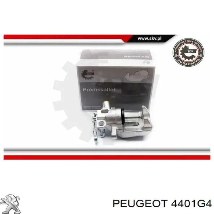 4401G4 Peugeot/Citroen Zacisk hamulcowy tylny lewy