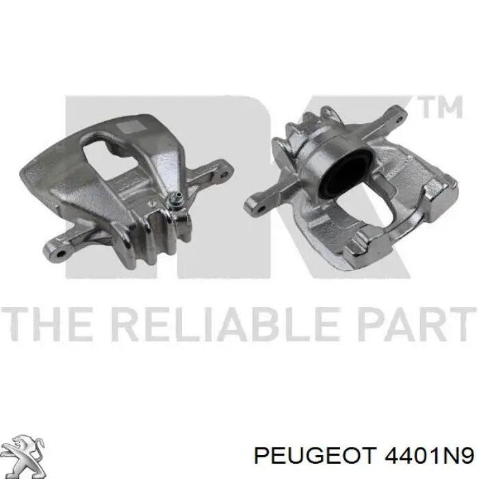 Zacisk hamulcowy przedni prawy Peugeot/Citroen 4401N9 cena, od 54,48 USD