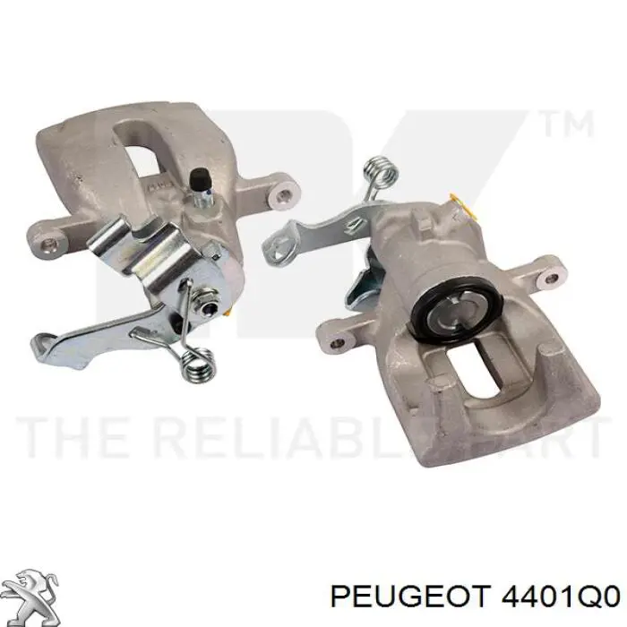 Zacisk hamulcowy tylny lewy Peugeot/Citroen 4401Q0 cena, od 74,26 USD