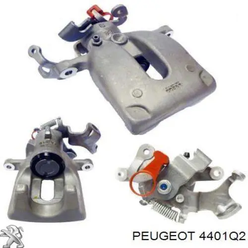 Zacisk hamulcowy tylny lewy Peugeot/Citroen 4401Q2 cena, od 74,21 USD