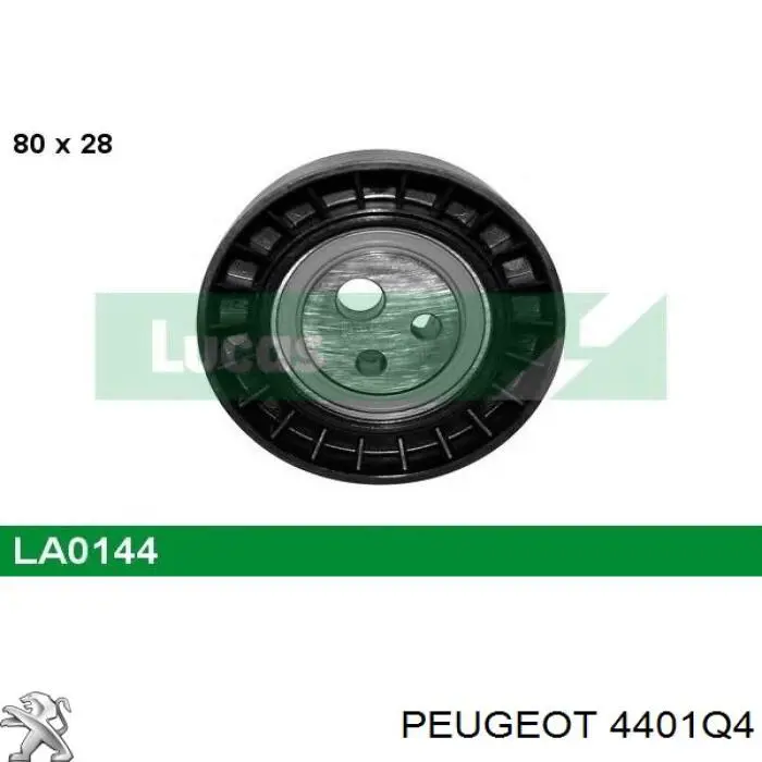 Zacisk hamulcowy tylny lewy 4401Q4 Peugeot/Citroen