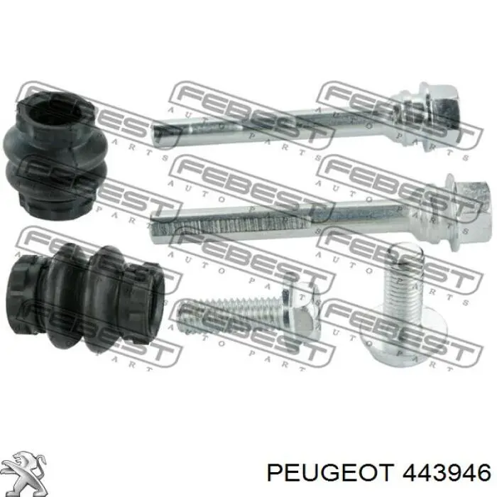 Zestaw naprawczy zacisku hamulcowego tylnego Peugeot/Citroen 443946 cena, od 9,75 USD
