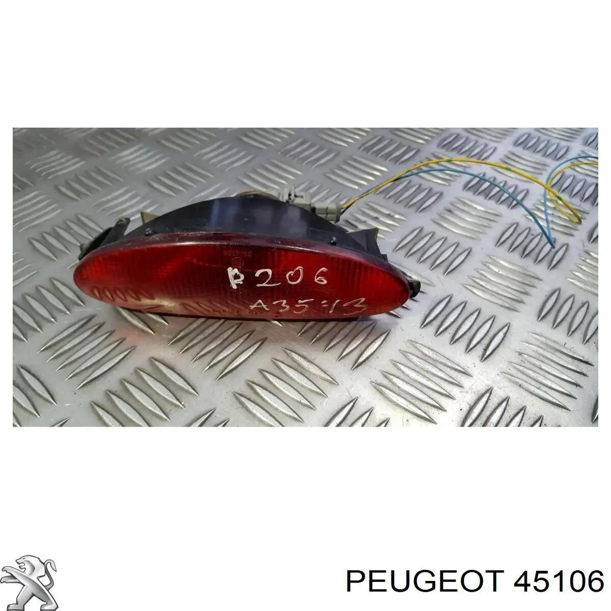 45106 Peugeot/Citroen Lampa przeciwmgielna tylna
