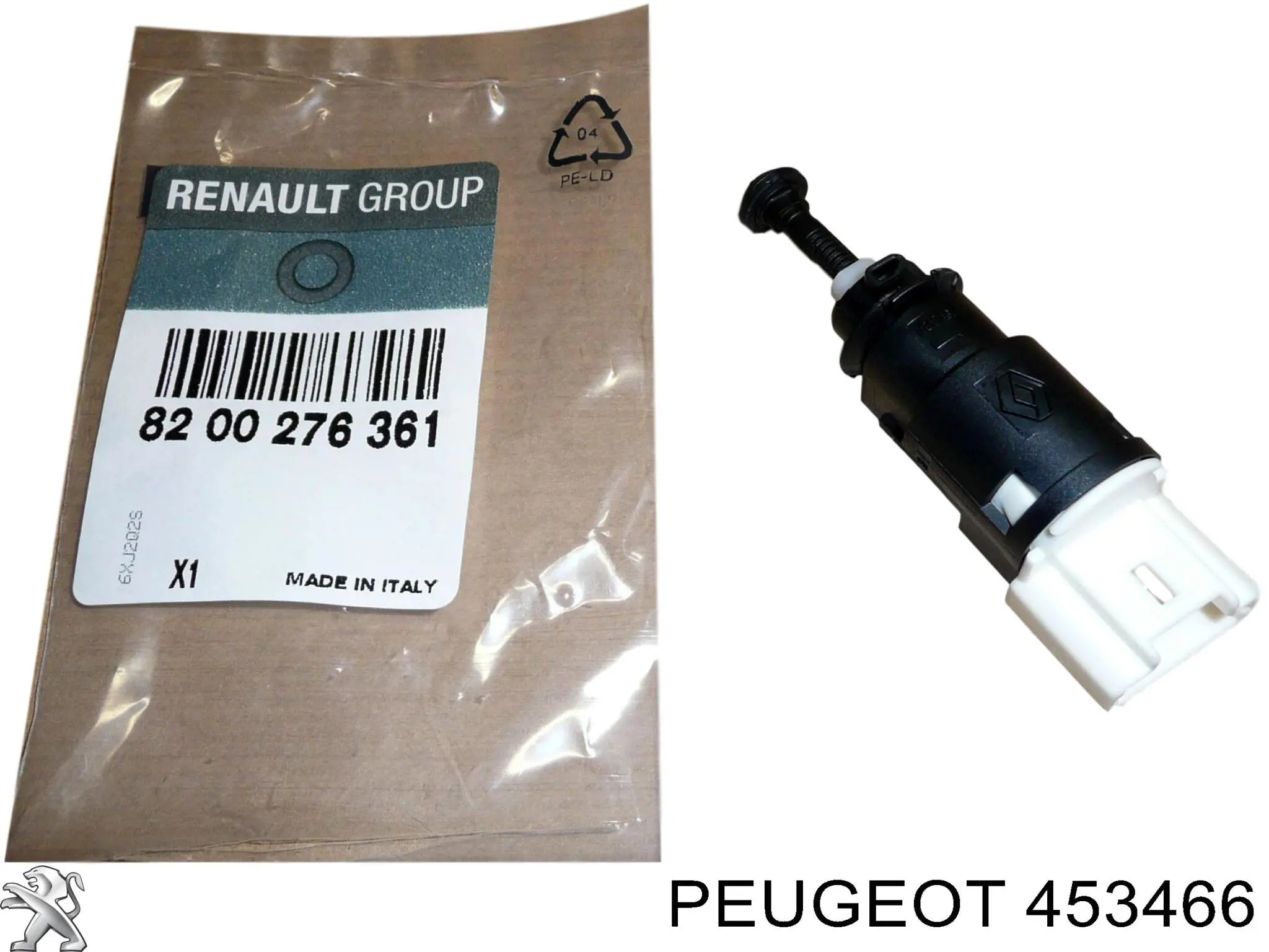 Czujnik włącznika świała stop Peugeot/Citroen 453466 cena, od 27,83 USD