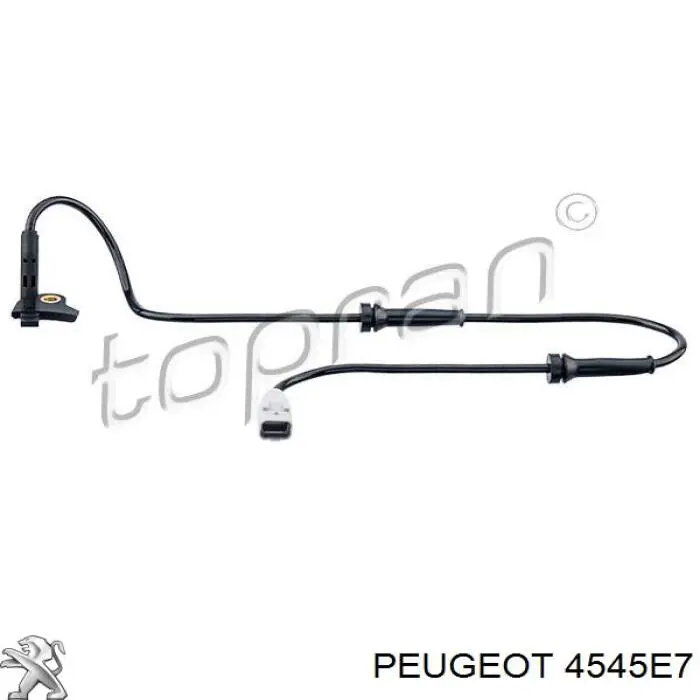 Czujnik ABS przedni Peugeot/Citroen 4545E7 cena, od 69,45 USD
