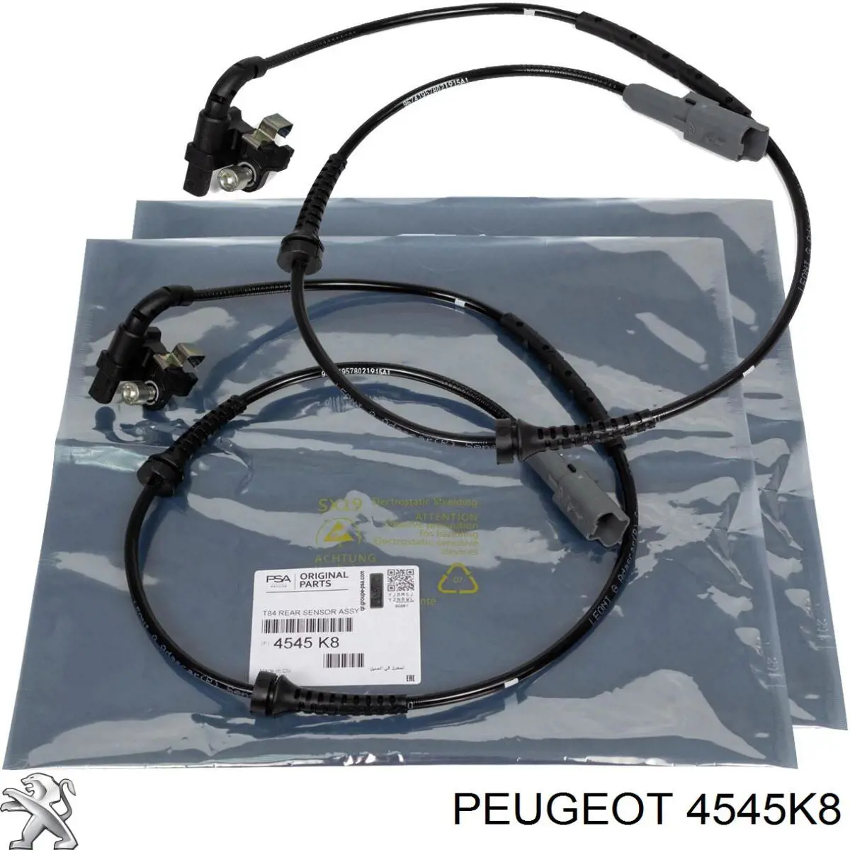 Czujnik ABS tylny Peugeot/Citroen 4545K8 cena, od 27,78 USD