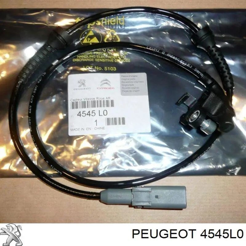 Czujnik ABS tylny Peugeot/Citroen 4545L0 cena, od 25,38 USD