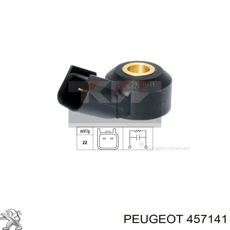 Uszczelka pompy próżniowej Peugeot/Citroen 457141 cena, od 15,32 USD