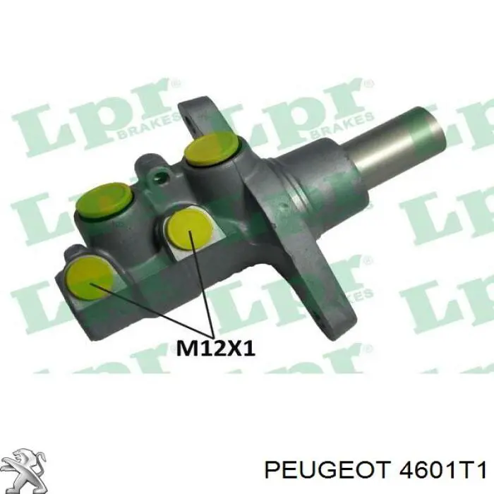 Główny cylinder hamulców Peugeot/Citroen 4601T1 cena, od 37,46 USD