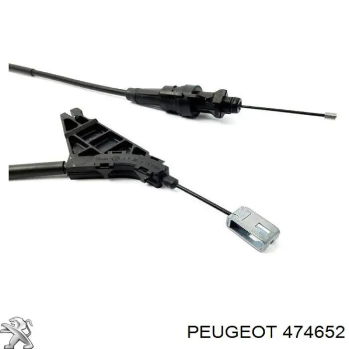 Do koszyka 474652 Peugeot/Citroen Linka hamulca ręcznego przednia