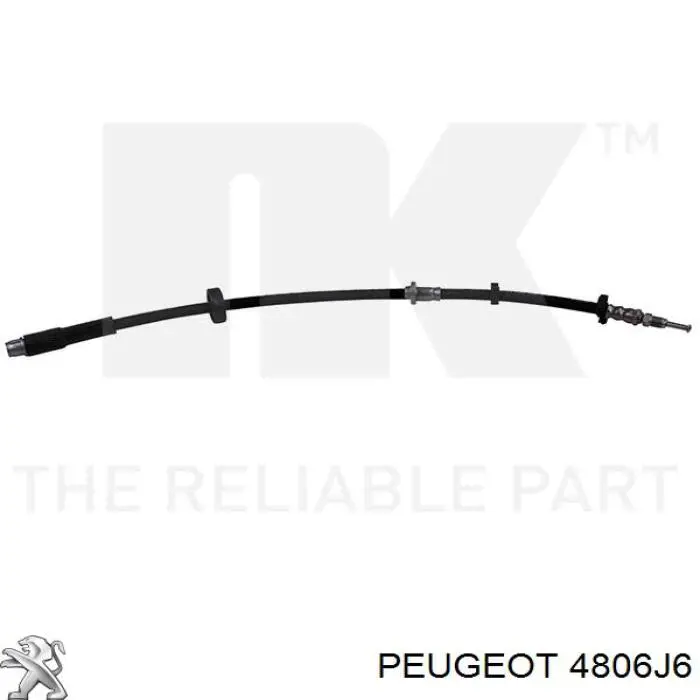 Przewód hamulcowy przedni Peugeot/Citroen 4806J6 cena, od 19,56 USD