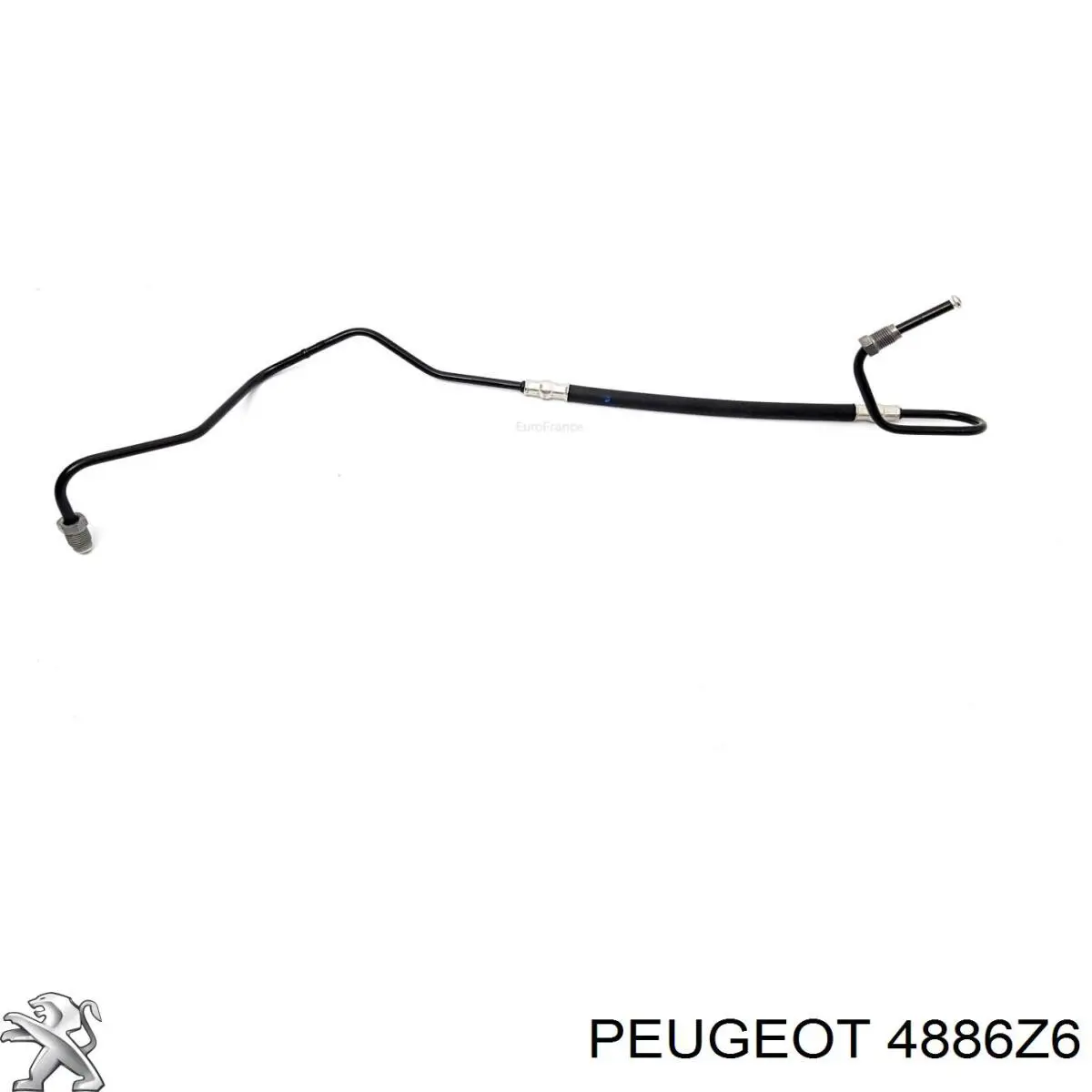 Do koszyka 4886Z6 Peugeot/Citroen Przewód hamulcowy tylny lewy
