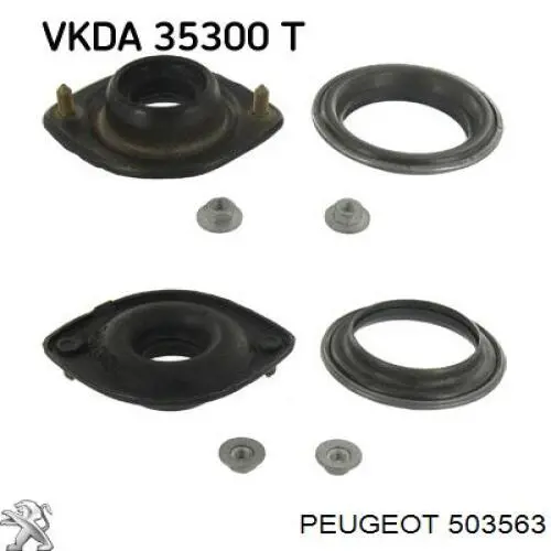 Do koszyka 503563 Peugeot/Citroen Łożysko podporowe amortyzatora przedniego