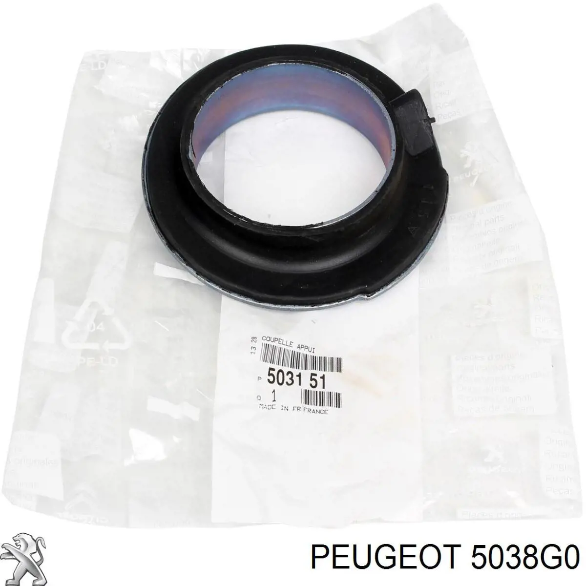 Poduszka amortyzatora przedniego 5038G0 Peugeot/Citroen