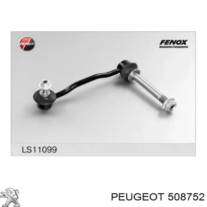 508752 Peugeot/Citroen Łącznik stabilizatora przedniego lewy
