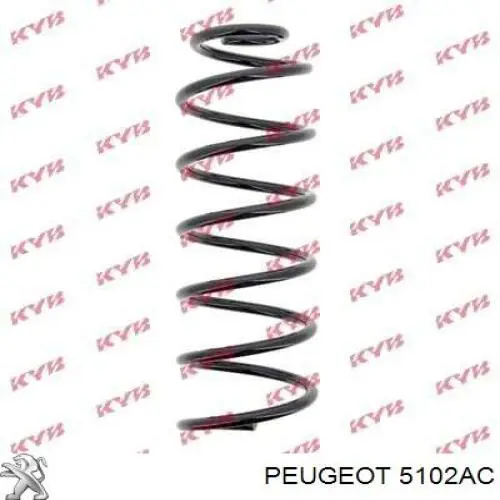 Sprężyna tylna Peugeot/Citroen 5102AC cena, od 57,55 USD