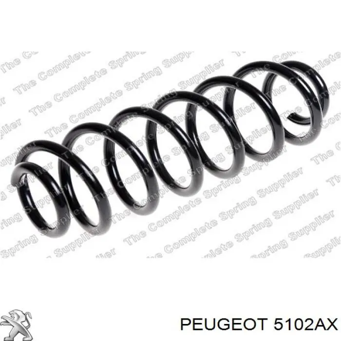 Sprężyna tylna Peugeot/Citroen 5102AX cena, od 30,57 USD