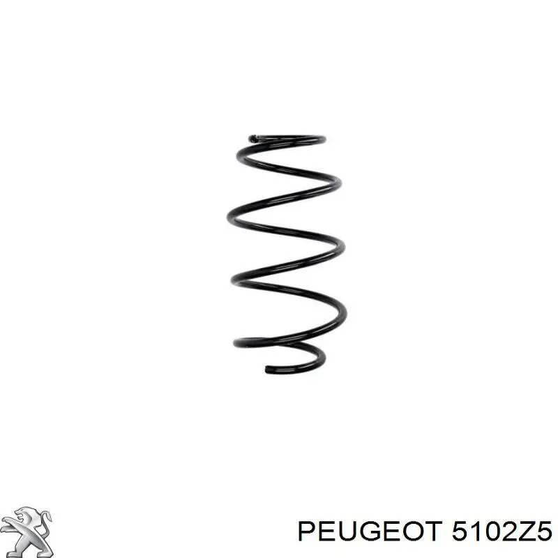 5102Z5 Peugeot/Citroen Sprężyna tylna