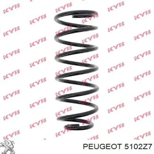 5102Z7 Peugeot/Citroen Sprężyna tylna