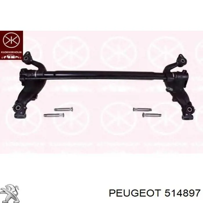 Korpus osi tylnej Peugeot/Citroen 514897 cena, od 367,82 USD