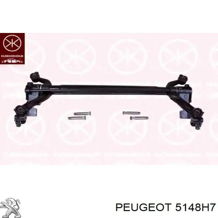 5148H7 Peugeot/Citroen Korpus osi tylnej