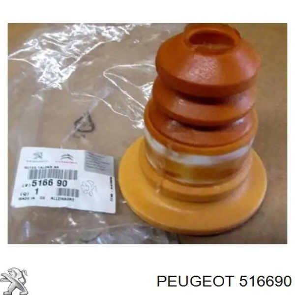 Odbój sprężyny tylnej Peugeot/Citroen 516690 cena, od 21,52 USD