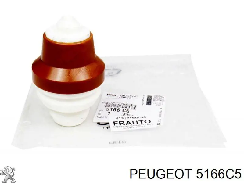 Odbój amortyzatora tylnego + osłona do Citroen C3 II A51