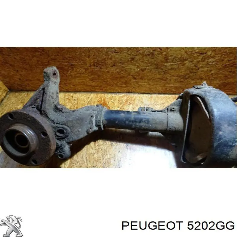 Do koszyka 5202GG Peugeot/Citroen Amortyzator przedni lewy