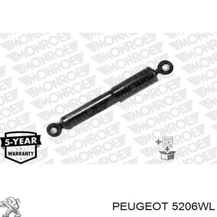 5206WL Peugeot/Citroen Amortyzator tylny