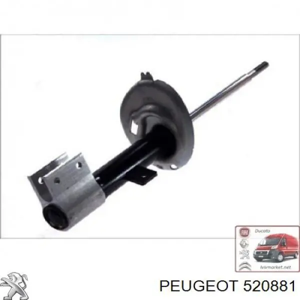 Amortyzator przedni lewy Peugeot/Citroen 520881 cena, od 53,17 USD