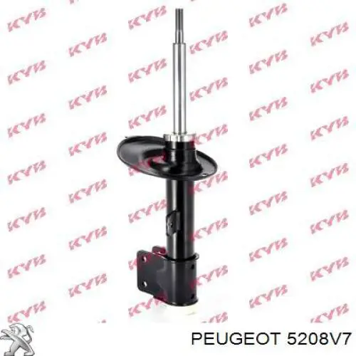 5208V7 Peugeot/Citroen Amortyzator przedni lewy