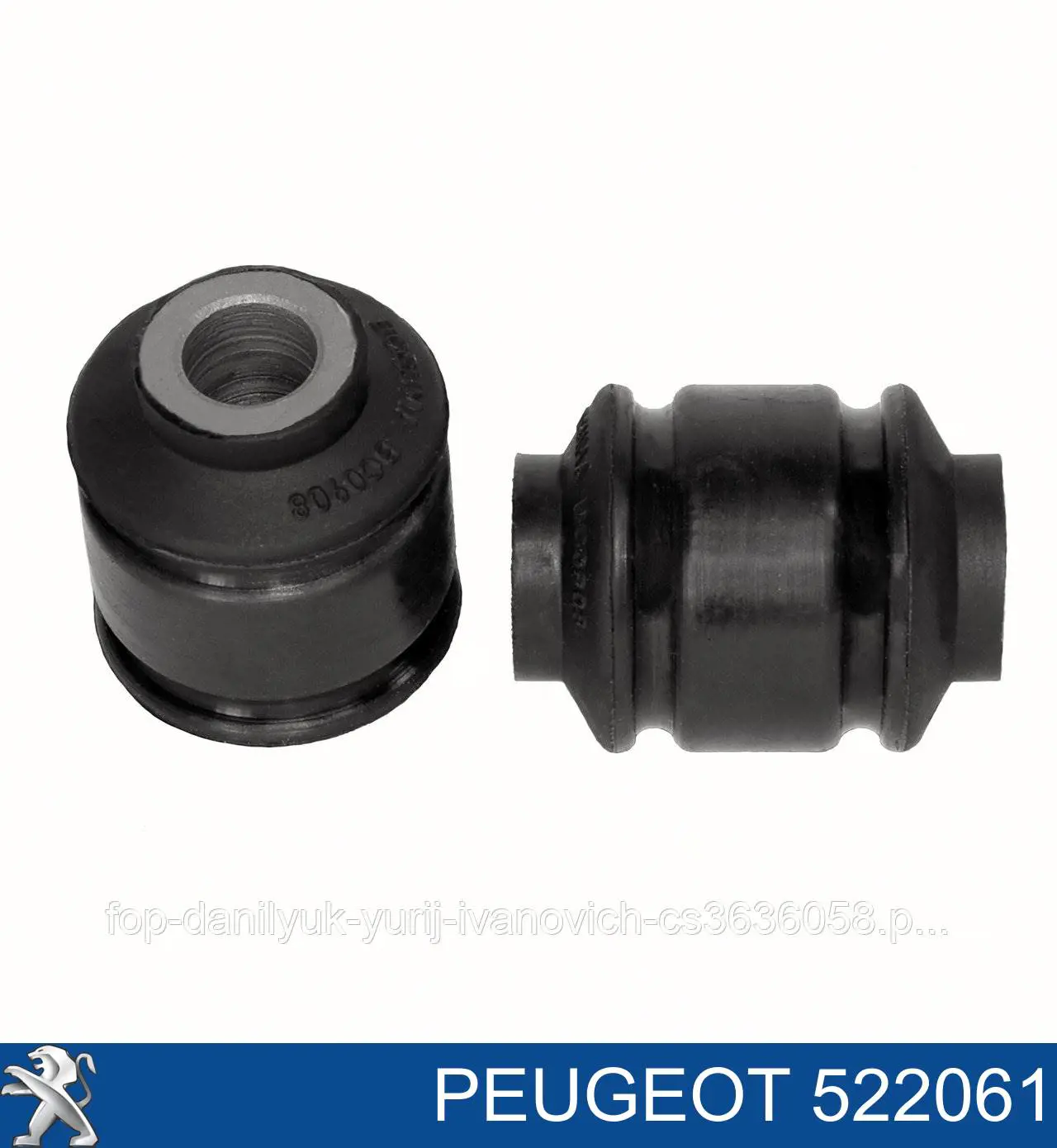 Do koszyka Silentblock amortyzatora tylnego Citroen Jumpy I BS, BT, BY, BZ