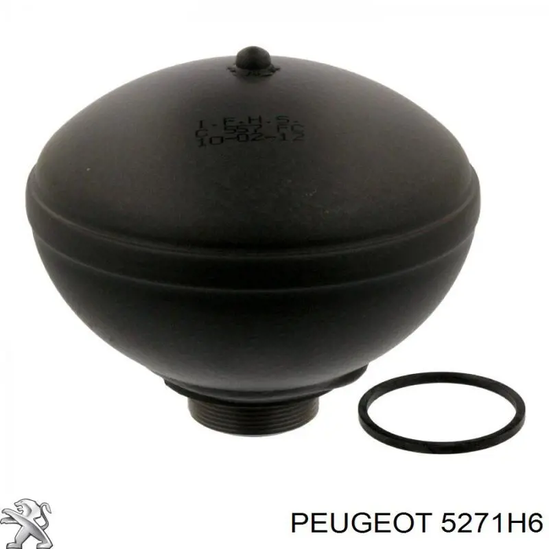 Do koszyka 5271H6 Peugeot/Citroen Akumulator hydrauliczny amortyzatorów przedni