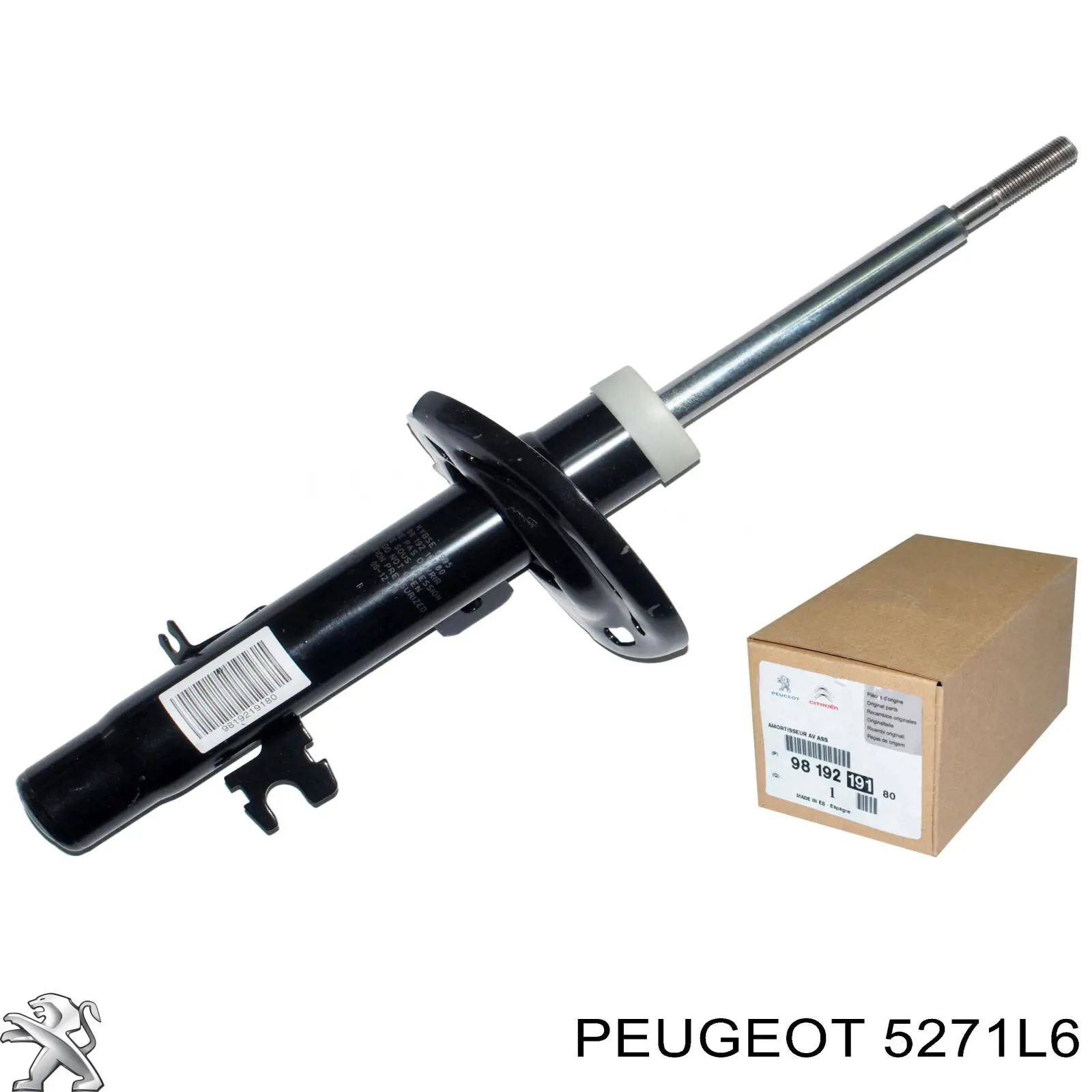 Do koszyka 5271L6 Peugeot/Citroen Amortyzator przedni prawy