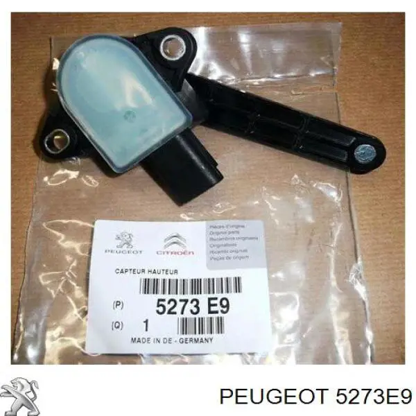 5273E9 Peugeot/Citroen Czujnik poziomowania karoserii tylny