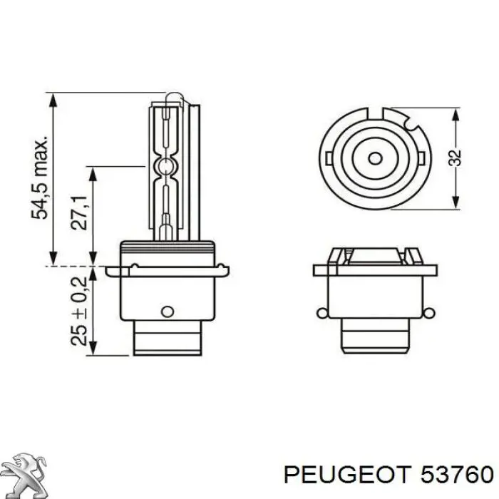 Czujnik poziomowania karoserii tylny lewy Peugeot/Citroen 53760 cena, od 4,56 USD
