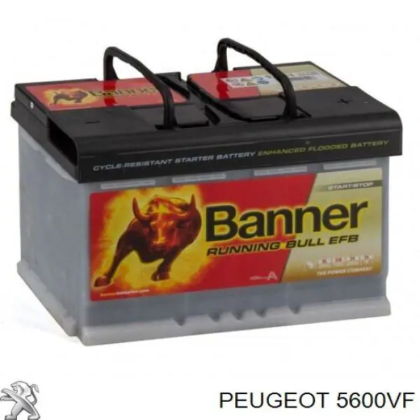 Do koszyka 5600VF Peugeot/Citroen Bateria (akumulator)
