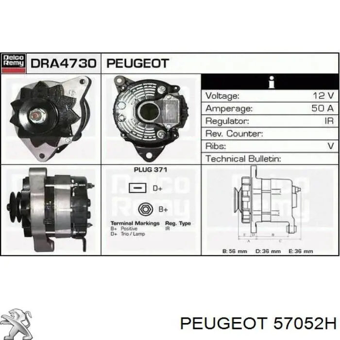 Do koszyka Alternator Peugeot 205 I 741A, C