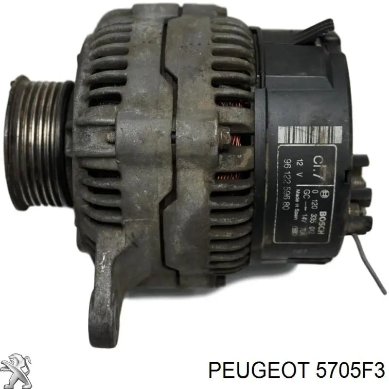 Alternator Peugeot/Citroen 5705F3 cena, od 86,83 USD