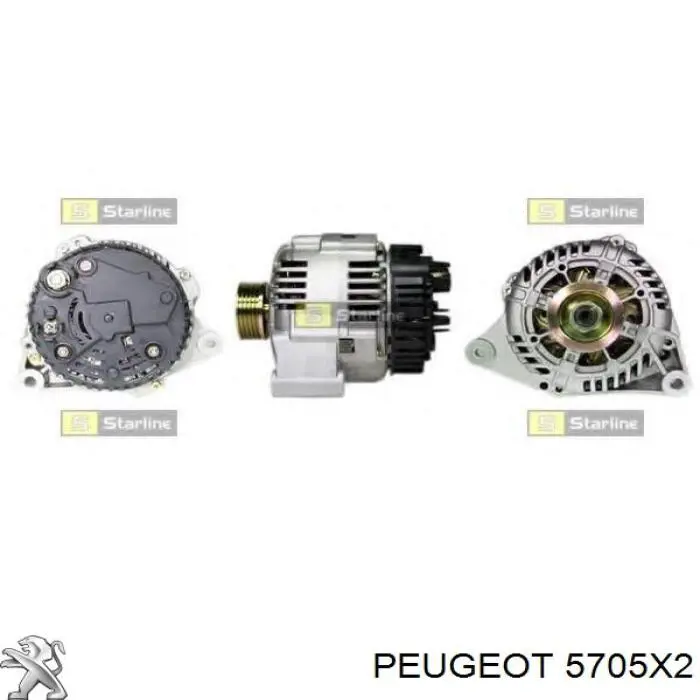 Alternator Peugeot/Citroen 5705X2 cena, od 147,01 USD