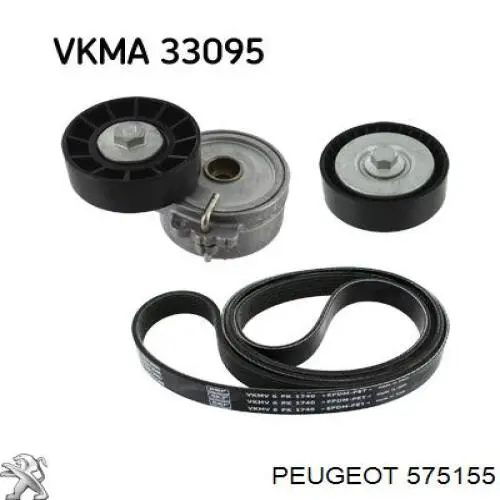 Napinacz paska napędowego Peugeot/Citroen 575155 cena, od 55,26 USD