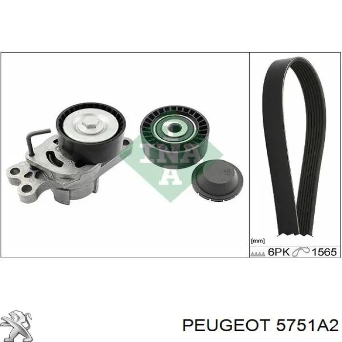 Napinacz paska napędowego Peugeot/Citroen 5751A2 cena, od 30,81 USD