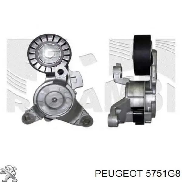 Napinacz paska napędowego Peugeot/Citroen 5751G8 cena, od 64,72 USD