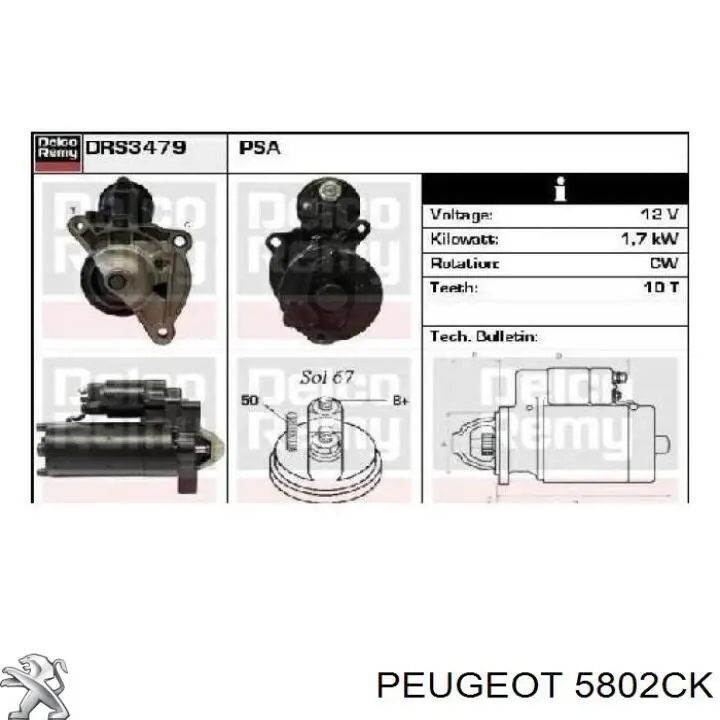 Do koszyka D7R11 Peugeot/Citroen Rozrusznik