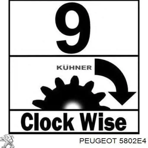 Rozrusznik Peugeot/Citroen 5802E4 cena, od 80,10 USD